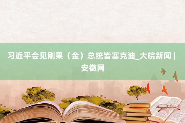 习近平会见刚果（金）总统皆塞克迪_大皖新闻 | 安徽网